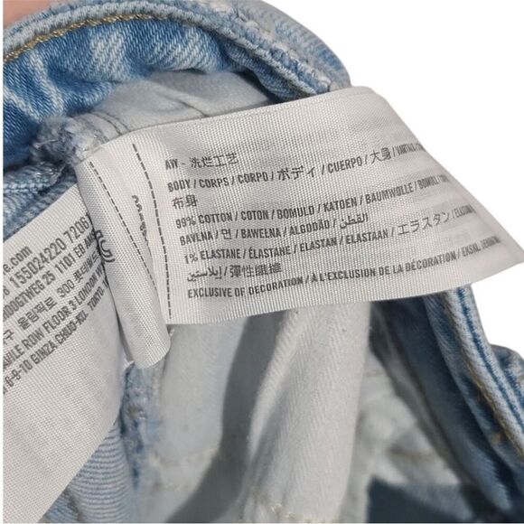 Abercrombie & Fitch Curve Love ’90s Relaxed High Rise Jeans Women’s 26 / 2L - Picture 2 of 10